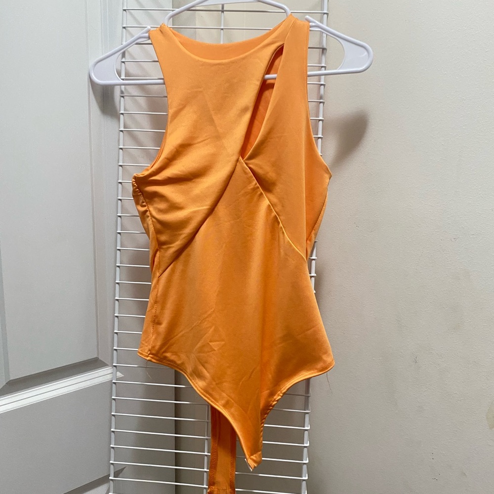 Sleek Orange Women's Top